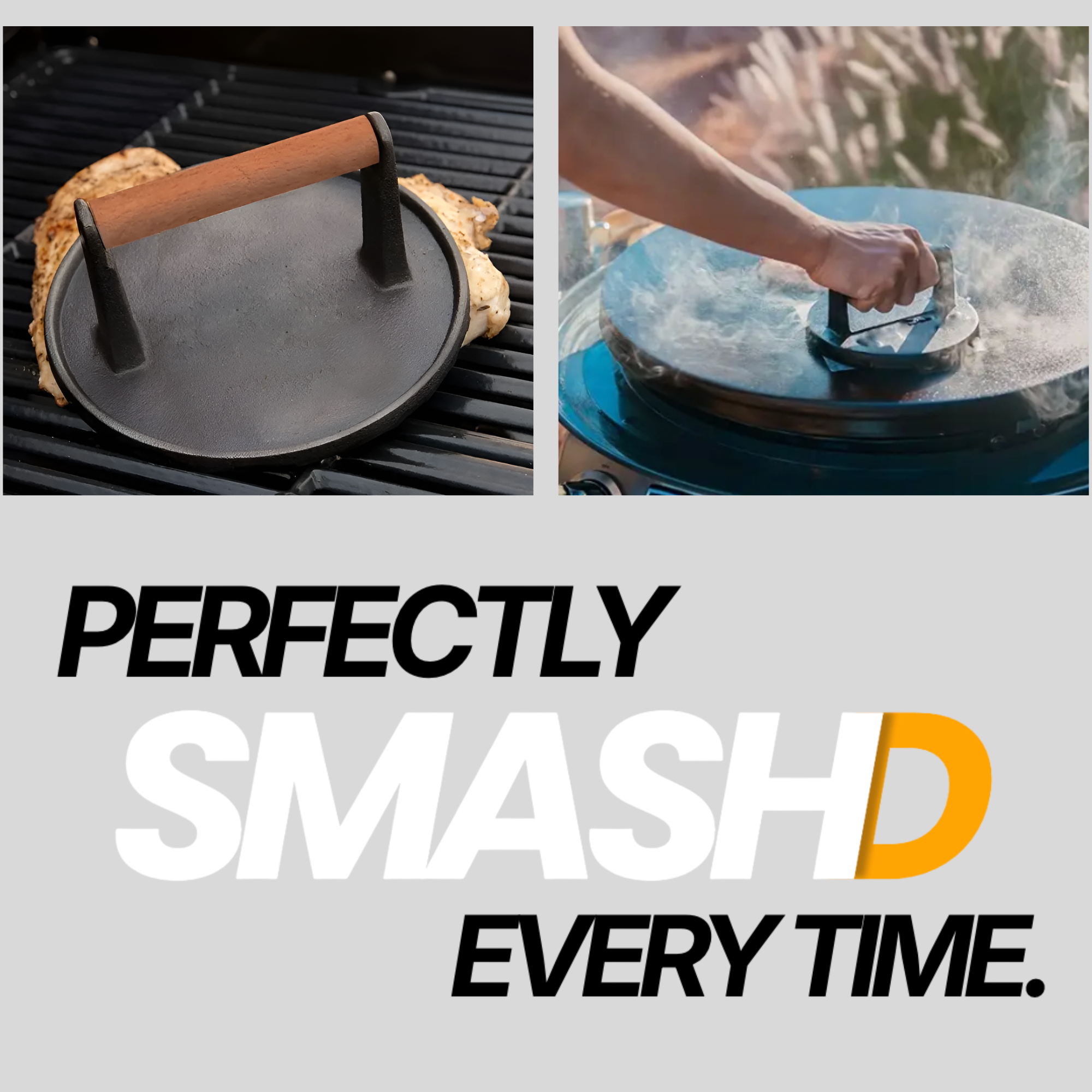 SMASHD Cast Iron Burger Press