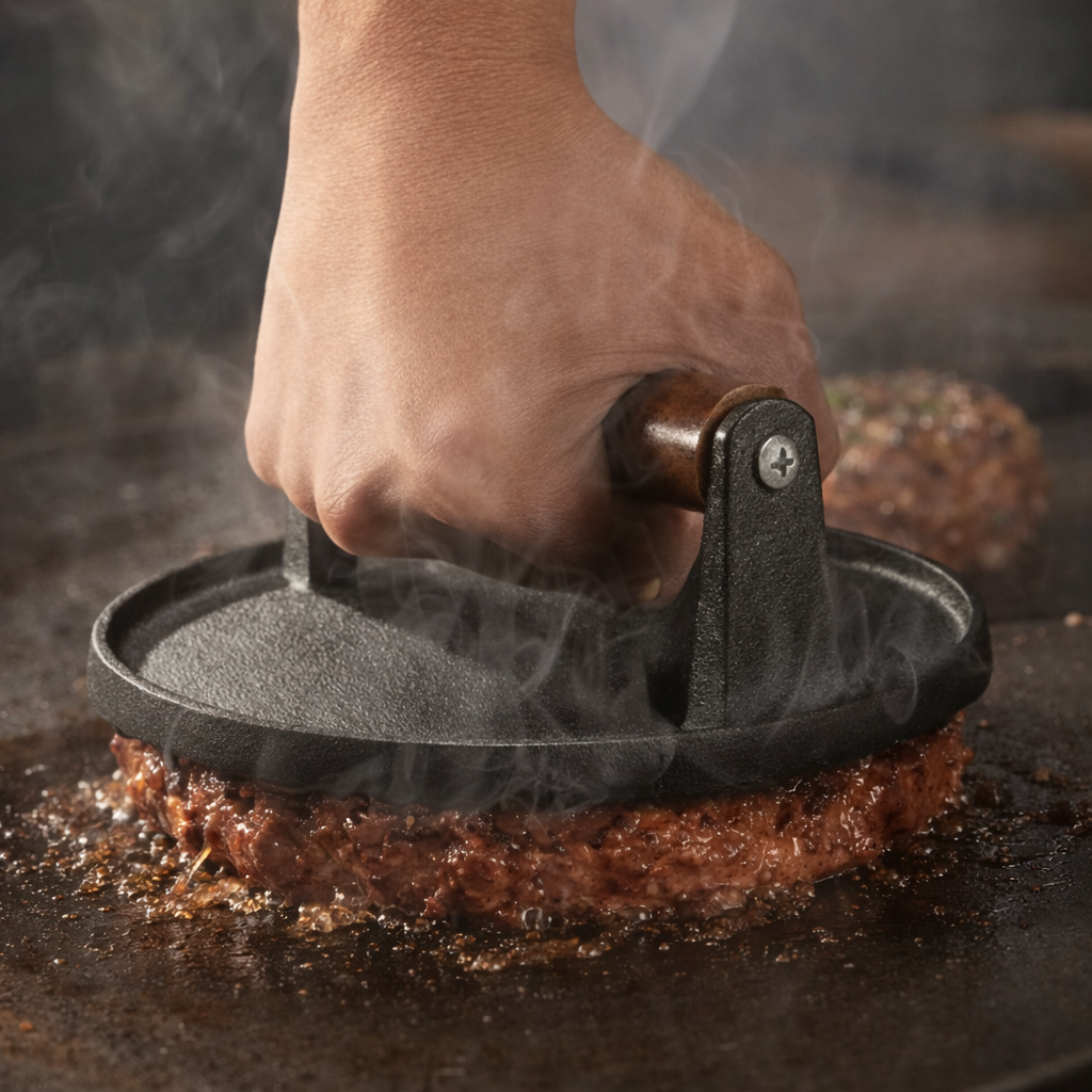 SMASHD Cast Iron Burger Press