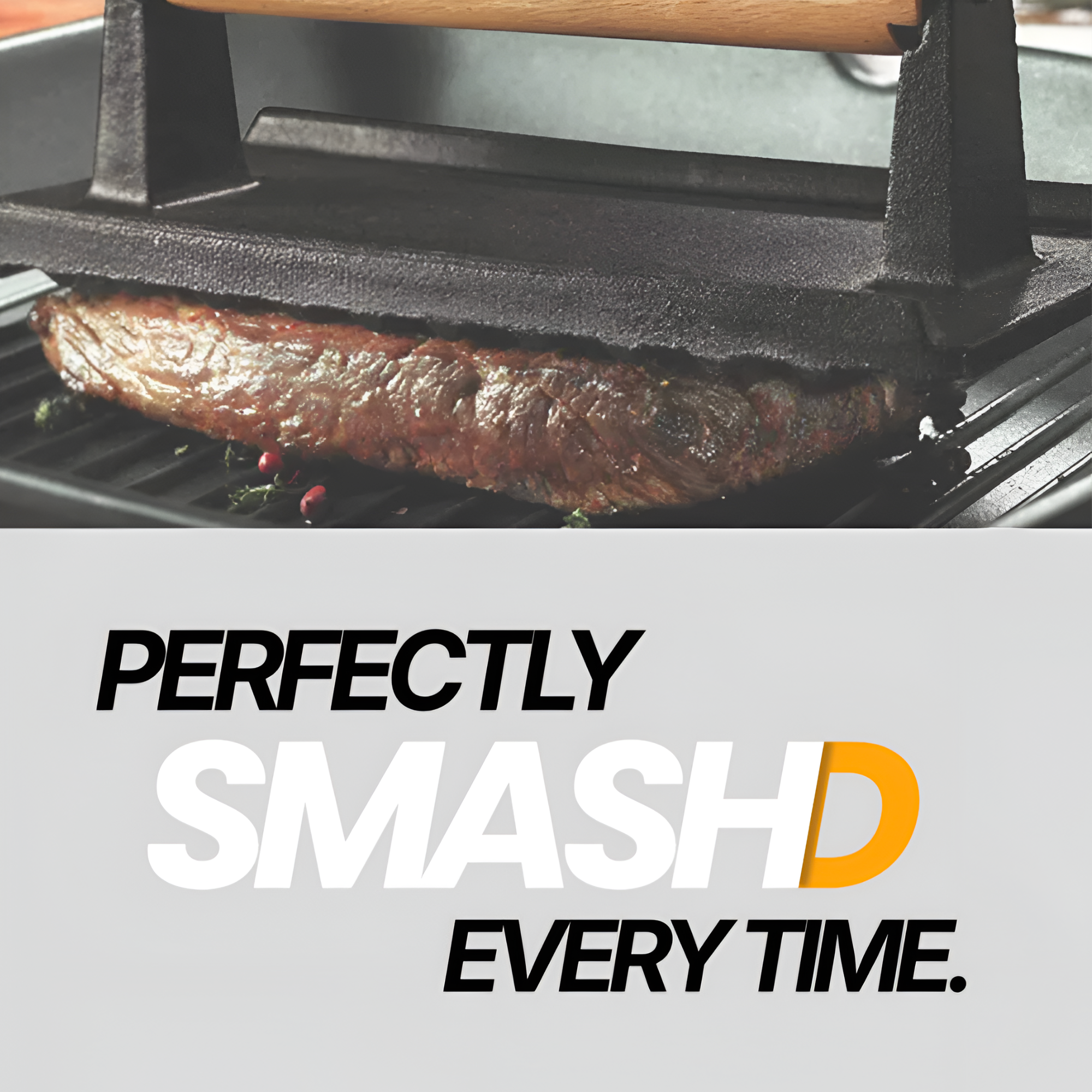 SMASHD Cast Iron Steak Press
